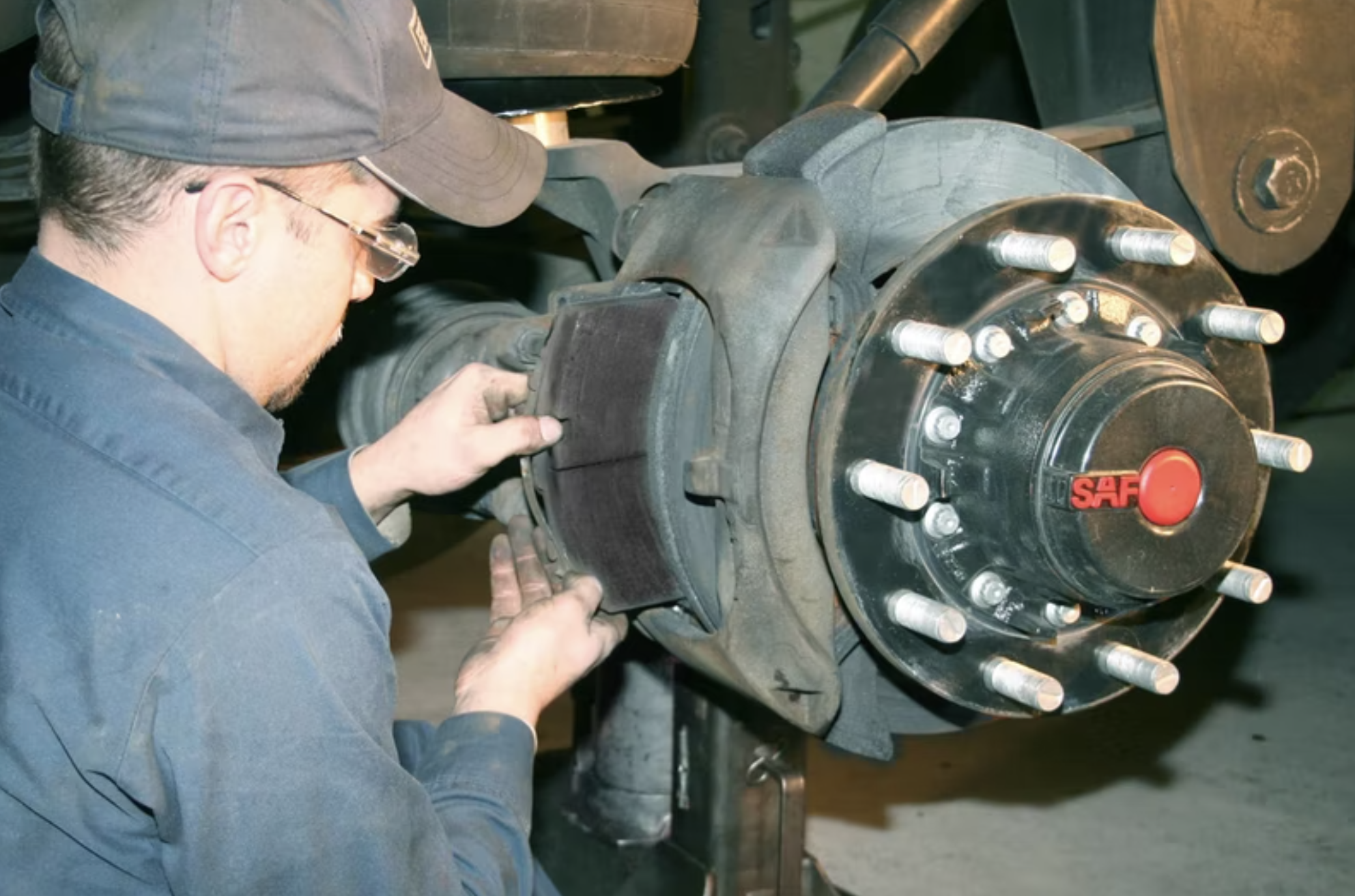 this image shows truck brake services in Laredo, TX